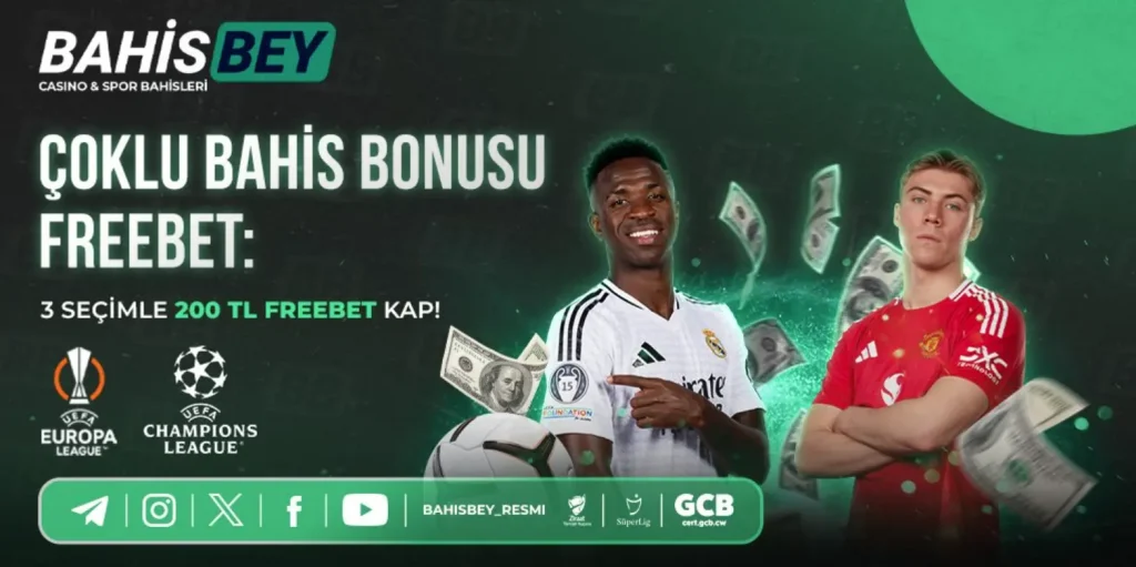 Bahisbey Çoklu Bahis Bonusu Freebet, Bahis Bonusları